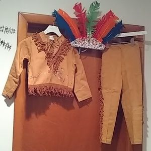 Vintage Boys Indian Costume from Sears (L 6-6x) #0211
